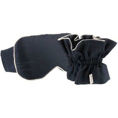 GANT - Hedvábný spánkový maska Scrunchie - Večerní modrá - Hedvábí - Dárková sada GANT - Hedvábný spánkový maska Scrunchie - Večerní modrá - Hedvábí - Dárková sada