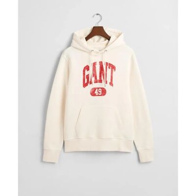 Gant Sweat à capuche Xxl Crème - Homme Gant Sweat à capuche Xxl Crème - Homme