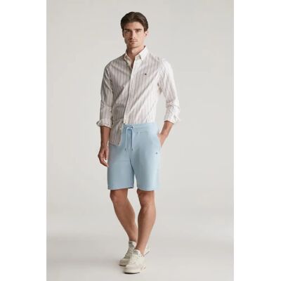 Gant Regular Shield Sweat Shorts - Frisches Blau - Shorts Gant Regular Shield Sweat Shorts - Frisches Blau - Shorts