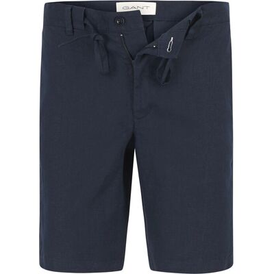 Gant Bermuda Relaxed Linen Drawstring Shorts - Shorts Gant Bermuda Relaxed Linen Drawstring Shorts - Shorts