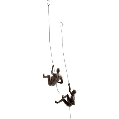 HUMAN CLIMBERS Dekorationsfigurer - Väggkonst HUMAN CLIMBERS Dekorationsfigurer - Väggkonst