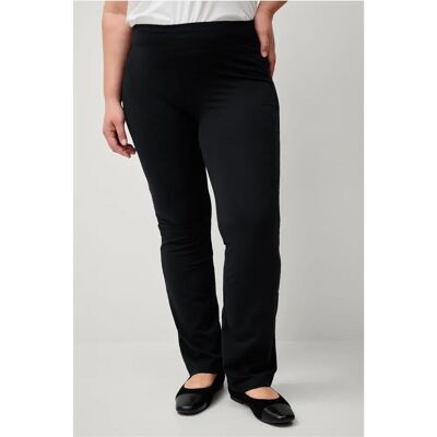 Ellos Plus kollektion - Leggings med høj talje bootcut - Sort 42/44 Ellos Plus kollektion - Leggings med høj talje bootcut - Sort 42/44