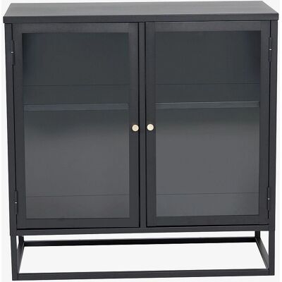 Venture Bonnie Vitrineskab - Glasdøre - 85x40x85 cm - Lille Stålskab Venture Bonnie Vitrineskab - Glasdøre - 85x40x85 cm - Lille Stålskab