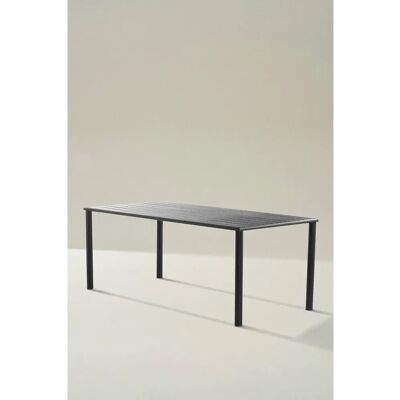 Jotex - MENTON Svart Aluminium Spisebord - 90x200 cm Jotex - MENTON Svart Aluminium Spisebord - 90x200 cm