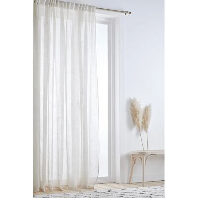 Jotex Ellen linnegardin 300cm Beige Jotex Ellen linnegardin 300cm Beige