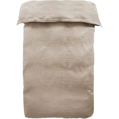 Housse de duvet beige AMANDA - Chambre & Bain Housse de duvet beige AMANDA - Chambre & Bain