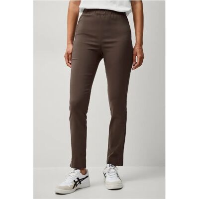 Ellos Collection - Modell 34 - Smala treggings med hög midja - Brun Ellos Collection - Modell 34 - Smala treggings med hög midja - Brun