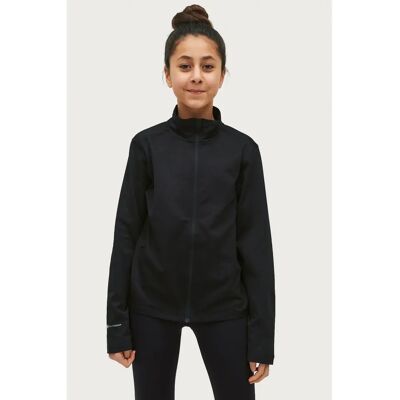 Áhkká - Treenitakki Winter Fleece FZ Kids - Musta - 98/104 Unisex - Treningsjakke Áhkká - Treenitakki Winter Fleece FZ Kids - Musta - 98/104 Unisex - Treningsjakke