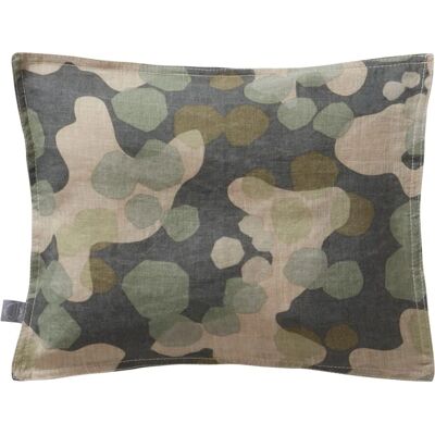 Funda de Almohada de Lino CARA BABY - 35x28cm - Verde Funda de Almohada de Lino CARA BABY - 35x28cm - Verde