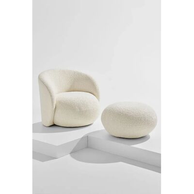 FSC-certificeret rund træpuf - 72cm - Holdbar og alsidig FSC-certificeret rund træpuf - 72cm - Holdbar og alsidig
