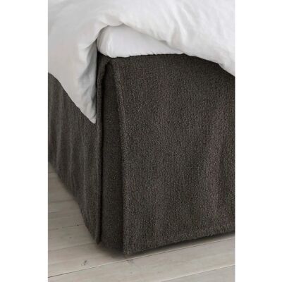 Ellos Home - Sängöverdrag Altro bouclé, 60cm, Brun - Sängskydd Ellos Home - Sängöverdrag Altro bouclé, 60cm, Brun - Sängskydd