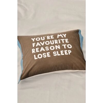 Ellos - Sängkappa Lose Sleep 50x60cm - Brun - Sängkläder & Textilier Ellos - Sängkappa Lose Sleep 50x60cm - Brun - Sängkläder & Textilier
