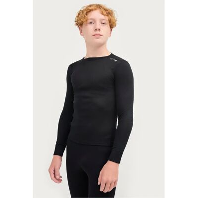 Áhkká - LS Tech Tee Kids - Svart - 98/104 Basislag Áhkká - LS Tech Tee Kids - Svart - 98/104 Basislag