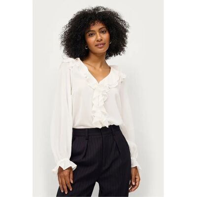 Ellos Collection Ester Vit Blus Ellos Collection Ester Vit Blus