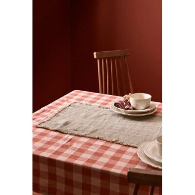Ellos - Ingrid Linne Bordløper - Beige - 45X120 Ellos - Ingrid Linne Bordløper - Beige - 45X120