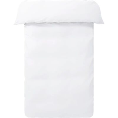 ZACK Satin Bio-Baumwolle Bettbezug - Weiß ZACK Satin Bio-Baumwolle Bettbezug - Weiß