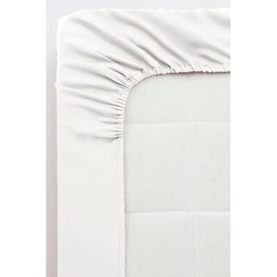 Jotex ZACK SATIN Fitted Sheet - Organic Cotton - White - Product Type Jotex ZACK SATIN Fitted Sheet - Organic Cotton - White - Product Type