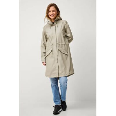 Áhkká Vann- og vindtett Rain Waist Parka PU - Grønn - Kvinne Áhkká Vann- og vindtett Rain Waist Parka PU - Grønn - Kvinne