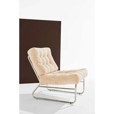 Pastill Luca Lenestol - Beige - Vintage 70-tallsstil Pastill Luca Lenestol - Beige - Vintage 70-tallsstil