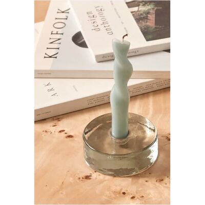 Ellos Home - Irma - Transparent lysestage - Rundt glas Ellos Home - Irma - Transparent lysestage - Rundt glas