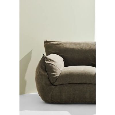 Homeroom - Gråt linned sofa 3,5 personer Homeroom - Gråt linned sofa 3,5 personer