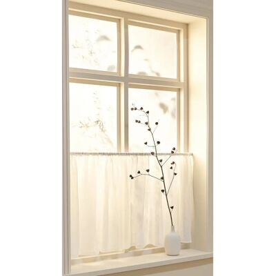 Ellos Home - Mila Bottom Curtains - Hvid 68X250 Unisex Ellos Home - Mila Bottom Curtains - Hvid 68X250 Unisex