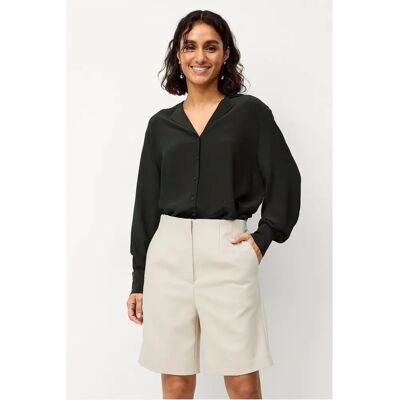 Ellos Collection - Pukushortsit - Høj talje beige shorts Ellos Collection - Pukushortsit - Høj talje beige shorts