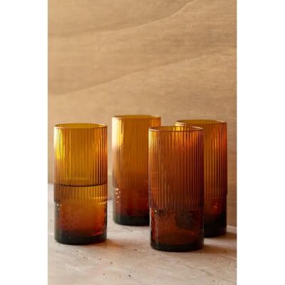 Ellos Home - Vanity 460 ml - Drikkeglass - Brun Ellos Home - Vanity 460 ml - Drikkeglass - Brun