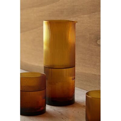Ellos Home - Karaffel Vanity - 1250 ml - Brun - Glass Ellos Home - Karaffel Vanity - 1250 ml - Brun - Glass