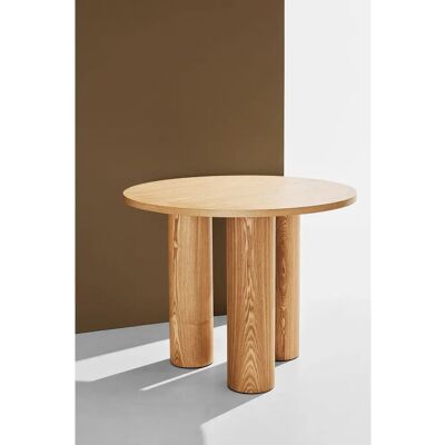 Homeroom Colette matbord - Rund 90cm - Valnöt Finish Homeroom Colette matbord - Rund 90cm - Valnöt Finish