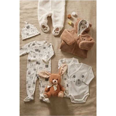 Ellos Collection Kokohaalari Teddy korvat höröllä - Unisex Overall - 50 Ellos Collection Kokohaalari Teddy korvat höröllä - Unisex Overall - 50