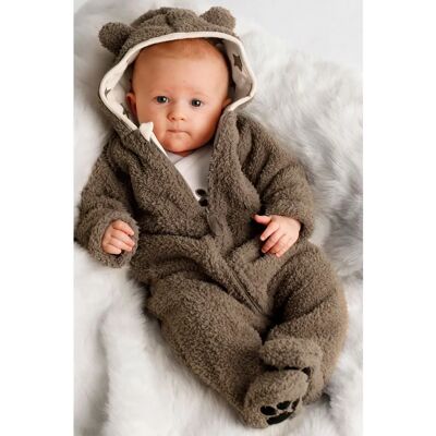 Ellos Collection - Unisex Baby Overall - Brun Ellos Collection - Unisex Baby Overall - Brun