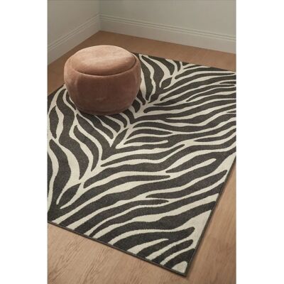 HomeMatto Lotus Zebra - Vit - 130X190 Matta HomeMatto Lotus Zebra - Vit - 130X190 Matta