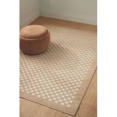 Home Daisy Minicheck Beige Teppe - Innendørs/Utendørs - 240x390cm Home Daisy Minicheck Beige Teppe - Innendørs/Utendørs - 240x390cm