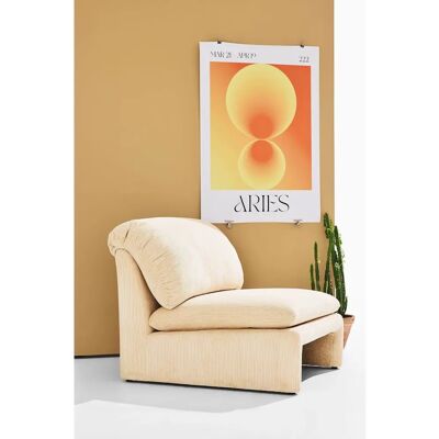 Pastill Arlo Lounge Stol - Retro 70'erne Design - Elegant og Tidløs Pastill Arlo Lounge Stol - Retro 70'erne Design - Elegant og Tidløs