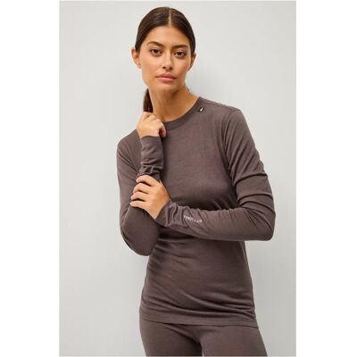 Áhkká Kerraston-genser Merino Wool LS Tee W - Varm Brun - Thermounderdel Áhkká Kerraston-genser Merino Wool LS Tee W - Varm Brun - Thermounderdel
