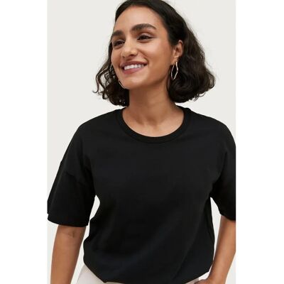 Ellos Collection Bomuldsjersey T-shirt i løs pasform - T-shirt Ellos Collection Bomuldsjersey T-shirt i løs pasform - T-shirt