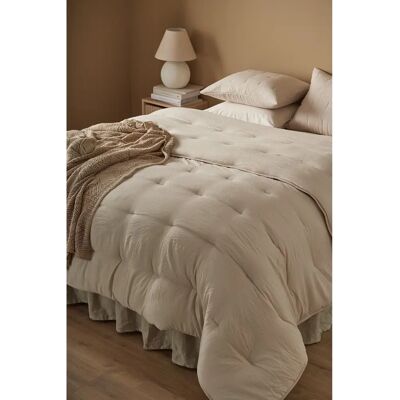 Ellos Home - Beige mikrofiber sengeteppe - 150x260 Ellos Home - Beige mikrofiber sengeteppe - 150x260