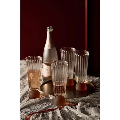 Homeroom Staycation Hip 4-stk - Lange drinkglas - Transparent Homeroom Staycation Hip 4-stk - Lange drinkglas - Transparent