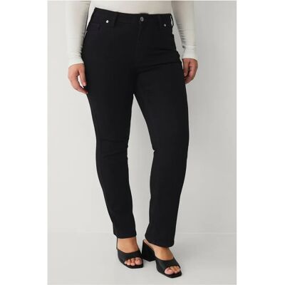 Ellos Plus kollektion - Lige jeans - Sort - Kvinder Ellos Plus kollektion - Lige jeans - Sort - Kvinder