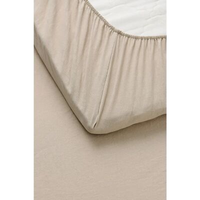 Ellos Home - Återvunnen linnelakan - Beige 160x200 Ellos Home - Återvunnen linnelakan - Beige 160x200