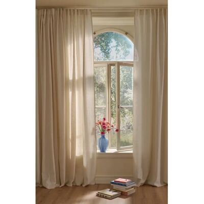 Ellos Home - Gardin Elly Wide - Genanvendt linneblanding Ellos Home - Gardin Elly Wide - Genanvendt linneblanding