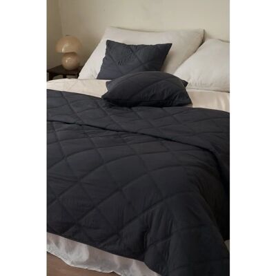 Home Mikrofiber Resirkulert Polyester Duvet Cover - Sengetrekk - Svart - 260X260 - Sengeteppe Home Mikrofiber Resirkulert Polyester Duvet Cover - Sengetrekk - Svart - 260X260 - Sengeteppe