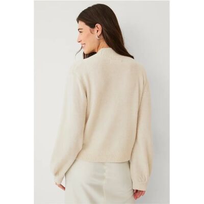 Ellos Collection - Naturlig V-hals Cardigan - Kvinder Ellos Collection - Naturlig V-hals Cardigan - Kvinder