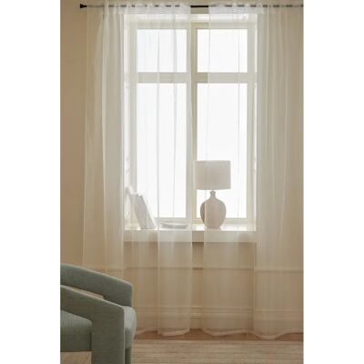 Home Hvit Delilah 2-delt flerbruksgardin - 250cm Home Hvit Delilah 2-delt flerbruksgardin - 250cm