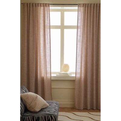 Ellos Home - Olinda 2-pakning Rosa Texturert Flaggardiner Ellos Home - Olinda 2-pakning Rosa Texturert Flaggardiner