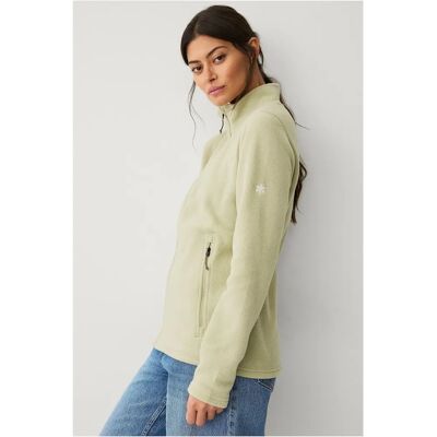 Áhkká Fleece Basic W - Mikrofleecejakke - Grøn Áhkká Fleece Basic W - Mikrofleecejakke - Grøn