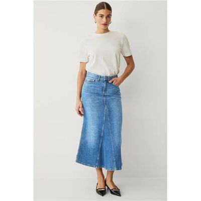 Ellos Collection Modell 34 Blå Denimkjol - Kjol Ellos Collection Modell 34 Blå Denimkjol - Kjol