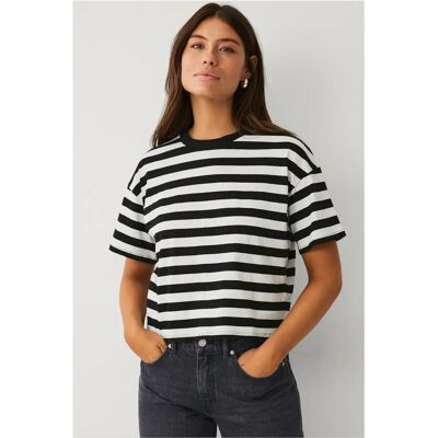 Ellos Collection - T-shirt med kort ärm - Natur - S Ellos Collection - T-shirt med kort ärm - Natur - S