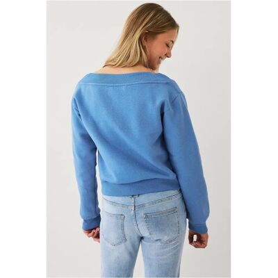 Ellos Collection - Sweatshirt B Pige - Blå 146/152 - Sweatshirt Ellos Collection - Sweatshirt B Pige - Blå 146/152 - Sweatshirt